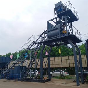 เครื่องผสมคอนกรีต50m 3/H ถึง240m 3/H ผสมคอนกรีตมือถือขนาดเล็กพร้อมผสมแห้ง - Product Image 1