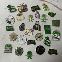 2030 Kundenspezifische Personalisierte Weiche Emaille-Anstecknadel Logo Nationalfeiertag 91 Metall-Brosche VAE-Abzeichen Reversnadeln mit Saudi-Arabien-Emblem