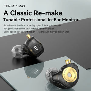 Наушники TRN MT1 MAX внутриканальные, с двойным магнитным динамическим драйвером, проводные, с переключателем настройки, шумоподавлением, <span class=keywords><strong>HIFI</strong></span>, с усиленными басами - Product Image 2