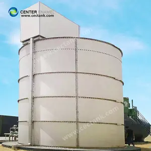 6000 Gallons Stainless Steel Waste Water Treatment Tanks For Biogas Plant