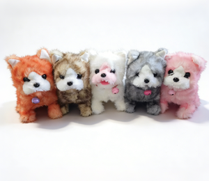 Perro de Peluche Grande y Peludo con Campana, Juguete Energético que Camina y Ladra con Sonidos al Caminar - Product Image 4