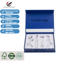 Caja de Accesorios para Mascotas con Logotipo Personalizado, Caja de Regalo de Lujo para Juguetes de Perro, Caja de Embalaje de Cartón Rígido para Productos para Mascotas con Inserto de EVA