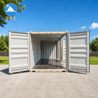 Conteneur de stockage moderne en acier écologique DFC 20GP à deux portes latérales