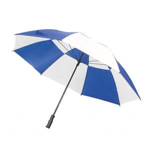 Parasol de plage blanc et bleu - Product Image 1