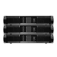 Amplificateur de puissance professionnel 4 canaux classe D 2U, stéréo, pont parallèle, XLR, Speakon, boîtier métallique pour scène, DJ, KTV, système PA