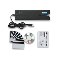 Lecteur-graveur de cartes à bande magnétique USB 3 pistes Hi-Co Lo-Co programmable, collecteur de données pour cartes à glisser
