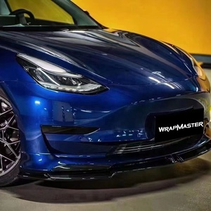 WRAPMASTER 1,52*17m PET Backing Super Gloss Metallic Navarre Blue Adhesivo Vinilo Wrap Car Body Sticker - Product Image 2
