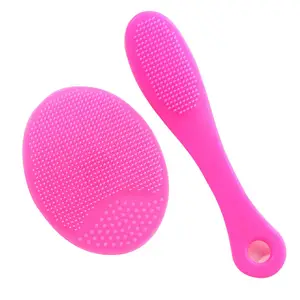 Wholesale Silicone Face Cleansing Brush Blackhead Remove Face Scrubber Exfoliating Nose Cleaning Brush Set