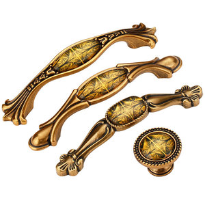 European Style Zinc Alloy <b>Cabinet</b> Handles Oval Shape Durable Furniture Hardware Drawer Pulls <b>Knobs</b> - Product Image 1