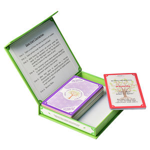 Logo kustom 78-card <span class=keywords><strong>Tarot</strong></span> Deck hitam klasik oracle Learning Set dengan 350gsm Paper Guidebook Printed kartu <span class=keywords><strong>Tarot</strong></span> untuk penggunaan permainan - Product Image 5