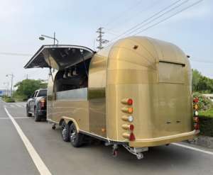 Camion de restauration de style Floride, construction en acier inoxydable et aluminium, hotte de ventilation conforme aux normes sanitaires américaines pour les bonbons et les chips - Product Image 5