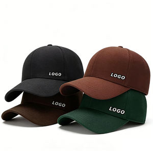 Casquettes de baseball tendance Heycap respirantes, brodées, d'hiver, épaisses, en rayonne brossée, avec boucle en cuivre, à visière rigide, chaudes, avec logo personnalisé - Product Image 1