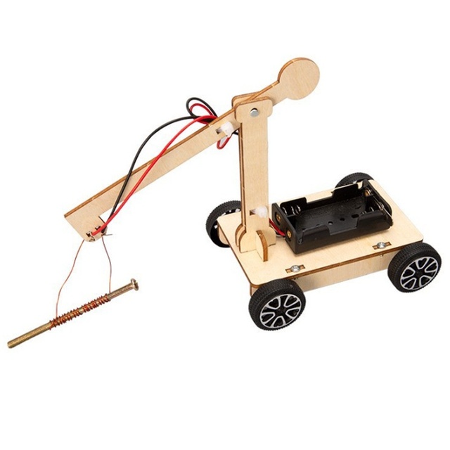 OKYN-G6560 DIY Educational Electromagnetic Lift Crane Kit for Learning