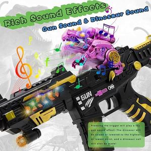 ปืนกลมือของเล่น MP9 รุ่นใหม่ ทำจากพลาสติก พร้อมไฟกระพริบ ใช้งานกลางแจ้ง ของเล่นไฟฟ้าสำหรับเด็กผู้ชายและเด็กผู้หญิง - Product Image 5