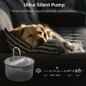 ओएम 4 एल बिल्ली पानी डिस्पेंसर दृश्य विंडो ट्या वाई-फाई ऐप कुत्ते पानी का फव्वारा स्वचालित पालतू पेयजल फव्वारे स्टेनलेस स्टील - Product Image 6