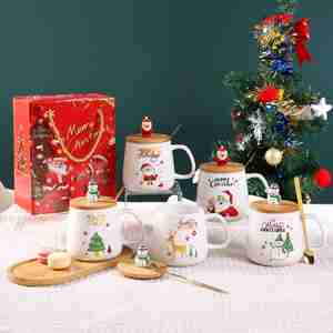 Ready to Ship Five Different Printed Patterns Christmas Cups/<b>mugs</b> for Custom Christmas Gift for Corporate Gift Ideas for Clients - Product Image 5