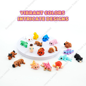 Juguete Articulado Flexible Novedoso y Adorable, Mascotas de Bolsillo, Perro, Dinosaurio, <span class=keywords><strong>Mini</strong></span> Juguete de Animal Impreso en 3D, Regalo para Niños - Product Image 2