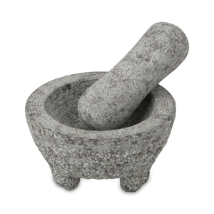 Personalizado <span class=keywords><strong>piedra</strong></span> natural de gran tamaño 15*8cm granito <span class=keywords><strong>Molcajete</strong></span> OEM mortero y mortero conjunto para golpear - Product Image 1
