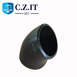 Nhà cung cấp Trung Quốc ANSI ASME b16.9 BW thép carbon CS A234 wpb 1 "45 độ bán kính ngắn 1D SR thép liền mạch mông hàn khuỷu tay - Product Image 5