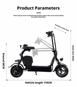 Bicicleta Eléctrica Barata al por Mayor, Mini Scooter Eléctrico, <span class=keywords><strong>Auto</strong></span> de 2 Plazas <span class=keywords><strong>con</strong></span> Asiento para Niños para Uso Familiar - Product Image 6