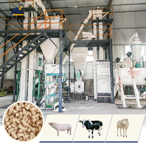 5 tonnes par heure moulin à <span class=keywords><strong>granulés</strong></span> d'alimentation ligne complète poules pondeuses machine à fabriquer des aliments pour le bétail usine d'alimentation - Product Image 2