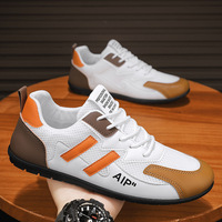 Sepatu Lari Pria Kasual Sport Berkualitas Tinggi Anti Air Bernapas Warna Hitam Musim Semi Panas Gugur Model Terbaru