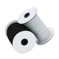 Rouleau élastique de textile à la maison de haute qualité de 5mm de large fourni en usine couleurs de mélange de haute ténacité pour la couture