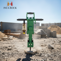 Foreuse à roche portable professionnelle, diamètre de forage de 42 mm et profondeur de 5 m, petit équipement de forage de tunnel avancé pour les opérations minières et de carrière