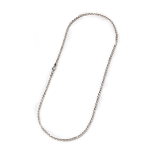Gioielli raffinati 925 in argento Sterling catena di corda collana donna uomo girocollo clavicola taglio diamante torsione catena 18-24 pollici - Product Image 3