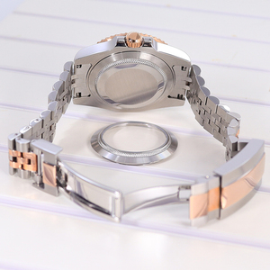 Boîtier de montre unisexe en acier pour plongée, étanche 20 ATM, verre saphir, pour mouvements <span class=keywords><strong>Seiko</strong></span> NH35 NH36/38 8215, <span class=keywords><strong>bracelet</strong></span> Jubilee, pièces de rechange - Product Image 6