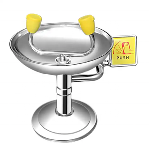 Safewayfire Protection de sécurité Rondelle oculaire d'urgence portable en acier inoxydable de type support - Product Image 2