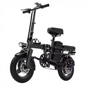 Bicicleta Eléctrica Plegable de 350W 15AH para Desplazamientos, 14 Pulgadas, 48v, Batería de Litio Extraíble, 20 MPH - Product Image 2
