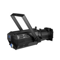 Projecteur LED Leko 200W pour studio, théâtre, église, équipement d'éclairage, blanc froid/chaud 2-en-1, projecteur Fresnel LED pour scène