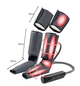 Leg Massager para Circulação Air Compression Bezerro Wraps com 3 Modos 3 Intensidades e Útil para RLS e Edema - Product Image 6