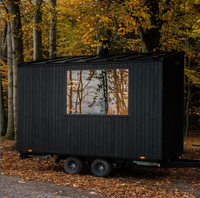 Maison moderne de cabine de sauna au feu de bois massif de style européen de 40 mm avec générateur de vapeur Four extérieur mobile Villa Poêle à bois traditionnel