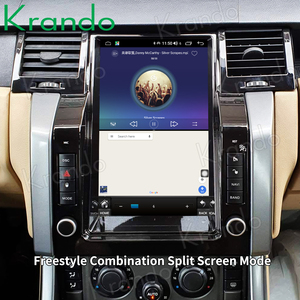 Lecteur DVD de navigation Android de style Tesla Krando 12,1 pouces pour Range Rover Sport 2005-2009, unité principale avec CarPlay sans fil - Product Image 4