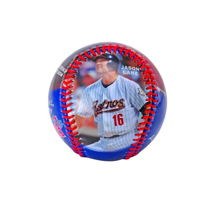 Promosyon 9 inç özel Logo baskılı dijital fotoğraf olarak beyzbol topu hatıra hediye