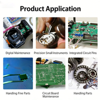 Pinzas ESD Profesionales para Reparación de PCB y Fabricación de Semiconductores con Características Antimagnéticas y Anticorrosivas