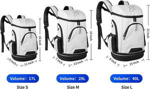 Mochila Escolar de Fútbol con Compartimento para Balón, Mochila Deportiva Grande, Mochila de Baloncesto para Niños, Muestra Gratis - Product Image 4