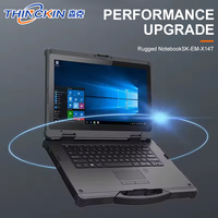 Best Verkopende 14.4 Inch Windows 11 I5 Cpu Industriële Computer Gsm Netwerk Robuuste Notebook Laptop Industriële Laptop