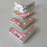 Support d'angle en L pour armoire, raccord de meuble, connecteur de cadre de porte et fenêtre en aluminium, support d'angle pour armoire