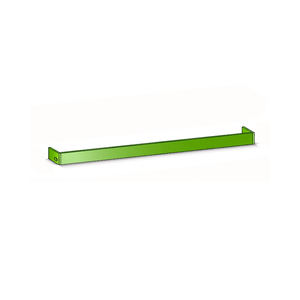 Barre d'espacement Fami pour extension télescopique, longueur 1050 mm, vert RAL6011 - Product Image 3