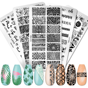 Plantillas de Uñas de Acero Inoxidable, Placas de Transferencia para Impresión DIY, Plantillas de Arte para Manicura, Accesorios para Uñas de Salón, Placa de Estampado - Product Image 6