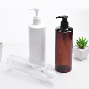 Suministro de 400ml botella de desinfectante de manos de hombro plano 24 dientes prensa bomba de loción detergente para ropa botella dispensadora de loción corporal - Product Image 2