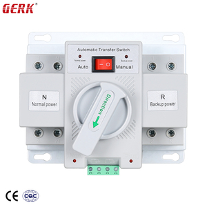 Interruptor de Transferencia Automática de Doble Potencia 2P 16A 32A 63A 100A, Interruptor de Cambio Automático ATS Tipo CB para Sistema Fotovoltaico - Product Image 1