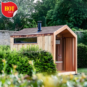 Lusso moderno in legno e metallo per Sauna elettrica Pre-Fab bagno di vapore in legno massello <span class=keywords><strong>stufa</strong></span> <span class=keywords><strong>a</strong></span> <span class=keywords><strong>legna</strong></span> per ville applicazione - Product Image 3
