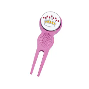 Golfers Golf Divot Reparatie Tool Met Golf Club Ball Marker Zwaard Divot Reparatie Tool