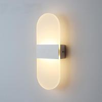 Applique murale extérieure de luxe moderne 6W LED carrée étanche avec diffuseur en verre trempé et alliage d'aluminium à angle droit pour jardin et maison