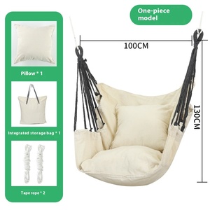 Sillón Colgante de Lona para Adultos, Ideal para Dormitorios Universitarios, Columpio Tipo <span class=keywords><strong>Hamaca</strong></span> para Relajarse en el Dormitorio - Product Image 4