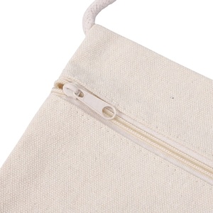 Sacs fourre-tout en coton réutilisables et écologiques avec fermeture éclair, design bandoulière, motifs colorés pour étudiants, enfants et projets DIY - Product Image 5